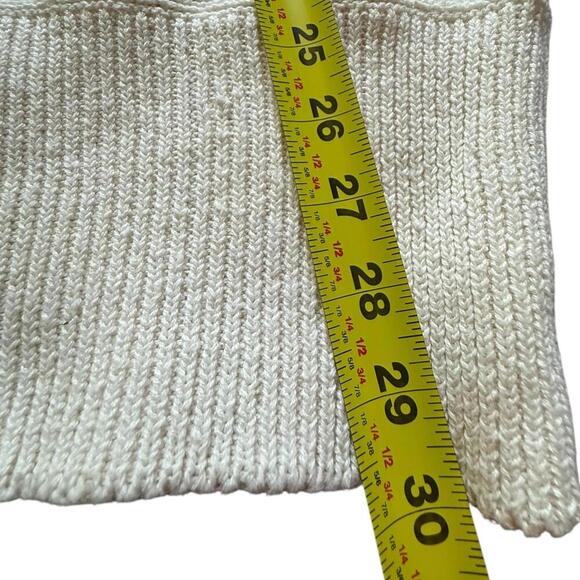 Bonnie Boerer Vintage 80s Sequin Floral Appliqué Turtleneck Sweater Medium - Picture 6 of 6